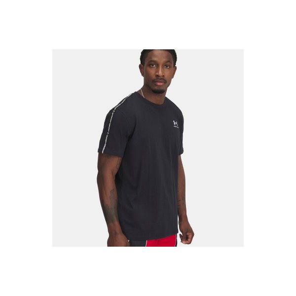 Under Armour Icon Heavyweight Taping T-Shirt Ανδρικό (1390300 001)