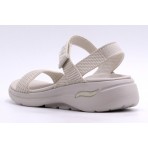 Skechers Go Walk Arch Fit Γυναικεία Πέδιλα Μπεζ