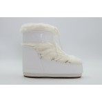 Moon Boot Icon Low Faux Fur Γυναικείες Μπότες Λευκές