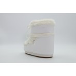 Moon Boot Icon Low Faux Fur Γυναικείες Μπότες Λευκές