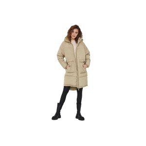 Only Gabi Oversized Long Coat Otw Noos Μπουφάν Puffer (15160167 CROCKERY)