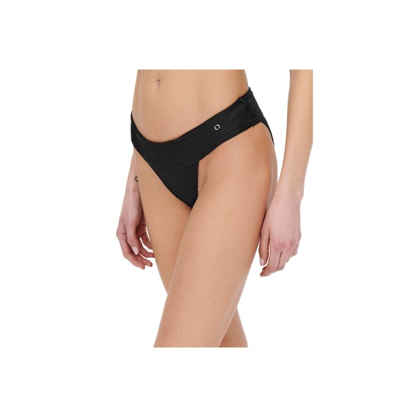 Only Onlbobby Life Rib Bikini Brief Μαγιό Bikini Bottom Γυναικείο (15223710 BLACK)