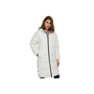 Only Onlamanda Long Coat Cc Otw Μπουφάν Puffer (15233425 PUMICE STONE)