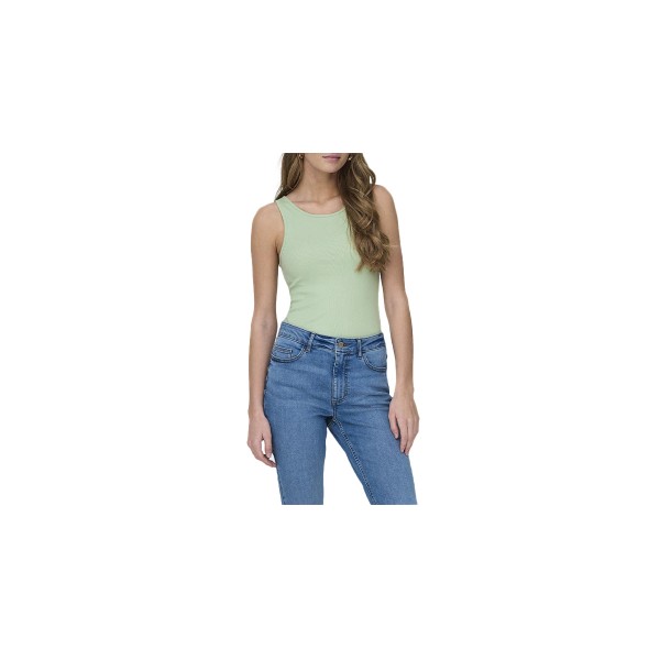 Only Onlkenya Rib Tank Top Jrs Μπλούζα Αμάνικη (15234659 FROSTY GREEN)