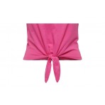 Only Onlmay S-L Short Knot Top Box Jrs Μπλούζα Αμάνικη Γυναικεία (15257464 SHOCKING PINK)