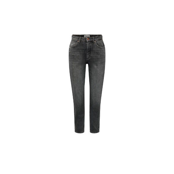 Only Onlveneda Hw Mom Παντελόνι Τζιν Γυναικείο (15266261 DARK GREY DENIM)