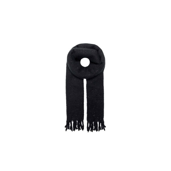 Only Martine Life Boucle Lurex Scarf Acc Κασκόλ (15270028 BLACK SILVER LUR)