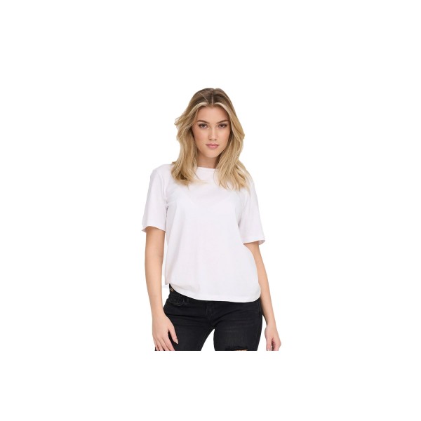 Only Onlonly S-S Tee Jrs Noos T-Shirt Γυναικείο (15270390 WHITE)