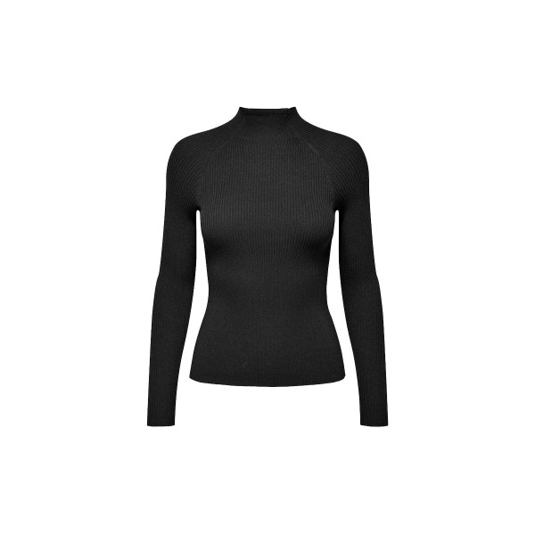 Only Onlrachella L-S High Neck Pullover Knt Μπλούζα Πλεκτή (15272596 BLACK)