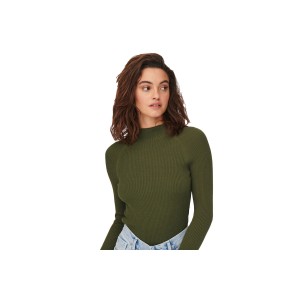 Only Onlrachella L-S High Neck Pullover Knt Μπλούζα Πλεκτή (15272596 OLIVE NIGHT)