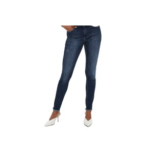 Only Onlblush Mid Sk Παντελόνι Τζιν Γυναικείο (15274352 DARK BLUE DENIM)