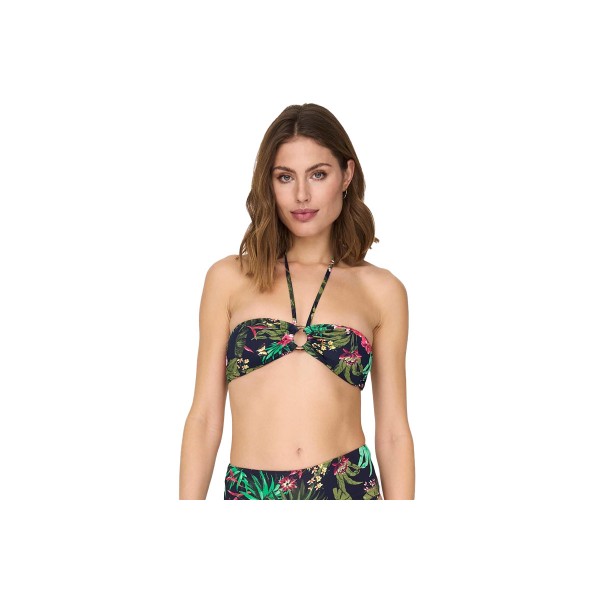 Only Onljuliette Ring Bandeau Bikini Top (15282619 NIGHT SKY-TROPICAL)