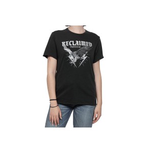 Only Onllucy Reg S-S Eagle Wings Top Box Jrs T-Shirt Γυναικείο (15286658 BLACK-RECLAIMED)