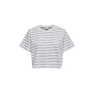 Only Onlelena S-S O-Neck Swt T-Shirt Γυναικείο (15294425 CLOUD DANCER-BERRY)