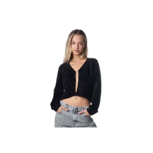 Only Onlpiumo Ls Crop Chain Cardigan Knt Crop Top Μακρυμάνικο Γυν (15302475 BLACK)