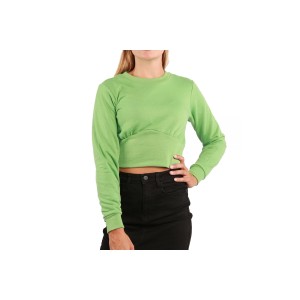 Only Onloline L-S Swt Crop Top Μακρυμάνικο Γυναικείο (15303830 PEPPERMINT)