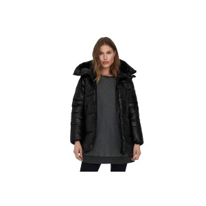 Only Onlnewscarlett Hood Cc Otw Μπουφάν Puffer Γυναικείο (15304773 BLACK)