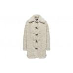 Only Onlviki Faux Fur Duffle Coat Otw Παλτό Γυναικείο (15325921 PUMICE STONE)