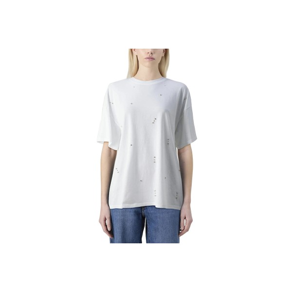 Only Onllucy Life S-S Bling T-Shirt Γυναικείο (15330597 BRIGHT WHITE-RHI)