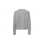 Only Onlcirola Ls O-Neck Knt Πουλόβερ Γυναικείο (15331235 LIGHT GREY-MELANGE)