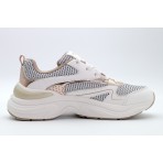 Skechers Metallic Soiree Sneakers Λευκά, Χρυσά