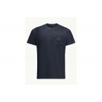 Jack Wolfskin Pocket Karana Ανδρικό Κοντομάνικο T-Shirt