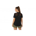 Asics Road V-Neck Ss T-Shirt Γυναικείο (2012C985 001)