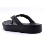 Crocs Classic Platform Σαγιονάρες Μαύρες