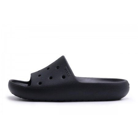 Crocs Classic Slide V2 Ανδρικές Παντόφλες Μαύρες