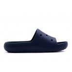 Crocs Classic Slide V2 Ανδρικές Παντόφλες Μπλε Σκούρες