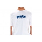 Emerson Logo Ανδρικό Κοντομάνικο T-Shirt Λευκό