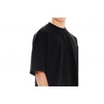 Emerson Ανδρικό Κοντομάνικο Oversized T-Shirt Μαύρο