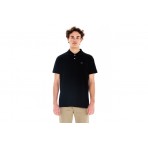 Emerson Ανδρικό Κοντομάνικο Polo T-Shirt Μαύρο