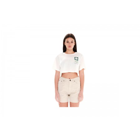 Emerson Crop Top Κοντομάνικο Γυναικείο (241.EW33.35 OFF WHITE)