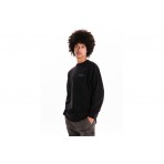 Emerson Classic Crew Neck Ανδρική Μακρυμάνικη Μπλούζα Μαύρη