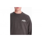 Emerson Classic Crew Neck Ανδρική Μακρυμάνικη Μπλούζα Χακί