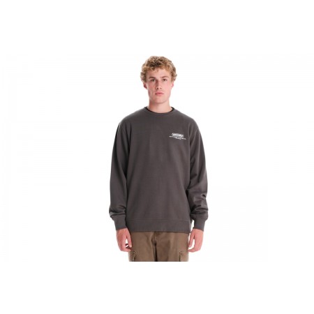 Emerson Classic Crew Neck Ανδρική Μακρυμάνικη Μπλούζα Χακί