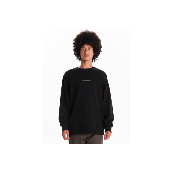 Emerson Classic Crew Neck Μπλούζα Με Λαιμόκοψη Ανδρική (242.EM20.51 BLACK)