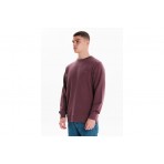 Emerson Classic Crew Neck Ανδρική Μακρυμάνικη Μπλούζα Μωβ