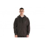 Emerson Full Zip Ανδρική Ζακέτα Με Κουκούλα Χακί