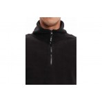 Emerson Ανδρική Half Zip Fleece Μακρυμάνικη Μπλούζα Μαύρη