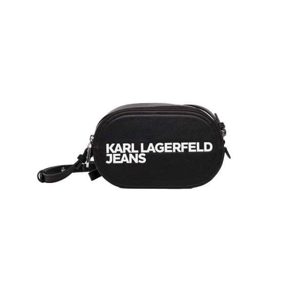 Karl Lagerfeld Essential Logo Camera Τσαντάκι Χιαστί - Ώμου (245J3010 J101)