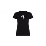 Karl Lagerfeld Slim Fit Monogram Γυναικείο Κοντομάνικο T-Shirt