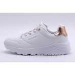 Skechers Metallic Mode Παιδικά Sneakers Λευκά, Μπρονζέ