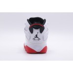 Jordan 6 Rings Ανδρικά Sneakers Λευκά, Κόκκινα, Μαύρα