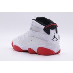 Jordan 6 Rings Ανδρικά Sneakers Λευκά, Κόκκινα, Μαύρα