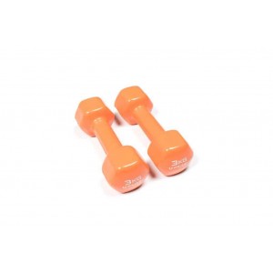 Real-Motion Αλτήρες Βινυλίου - Vinyl Dumbbells 3Kg (362 49838)