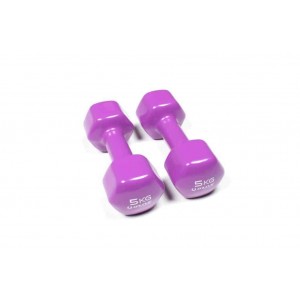 Real-Motion Αλτήρες Βινυλίου - Vinyl Dumbbells 5Kg (362 49840)