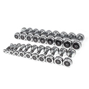 Real-Motion Αλτήρες Χρωμίου - Chromed Dumbbells 5Kg (362 49948)