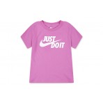 Nike Just Do It Βρεφικό - Παιδικό Κοντομάνικο T-Shirt Ροζ